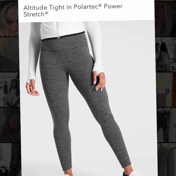 Athleta Pants - Heathered Grey Athleta Full Length Leggings